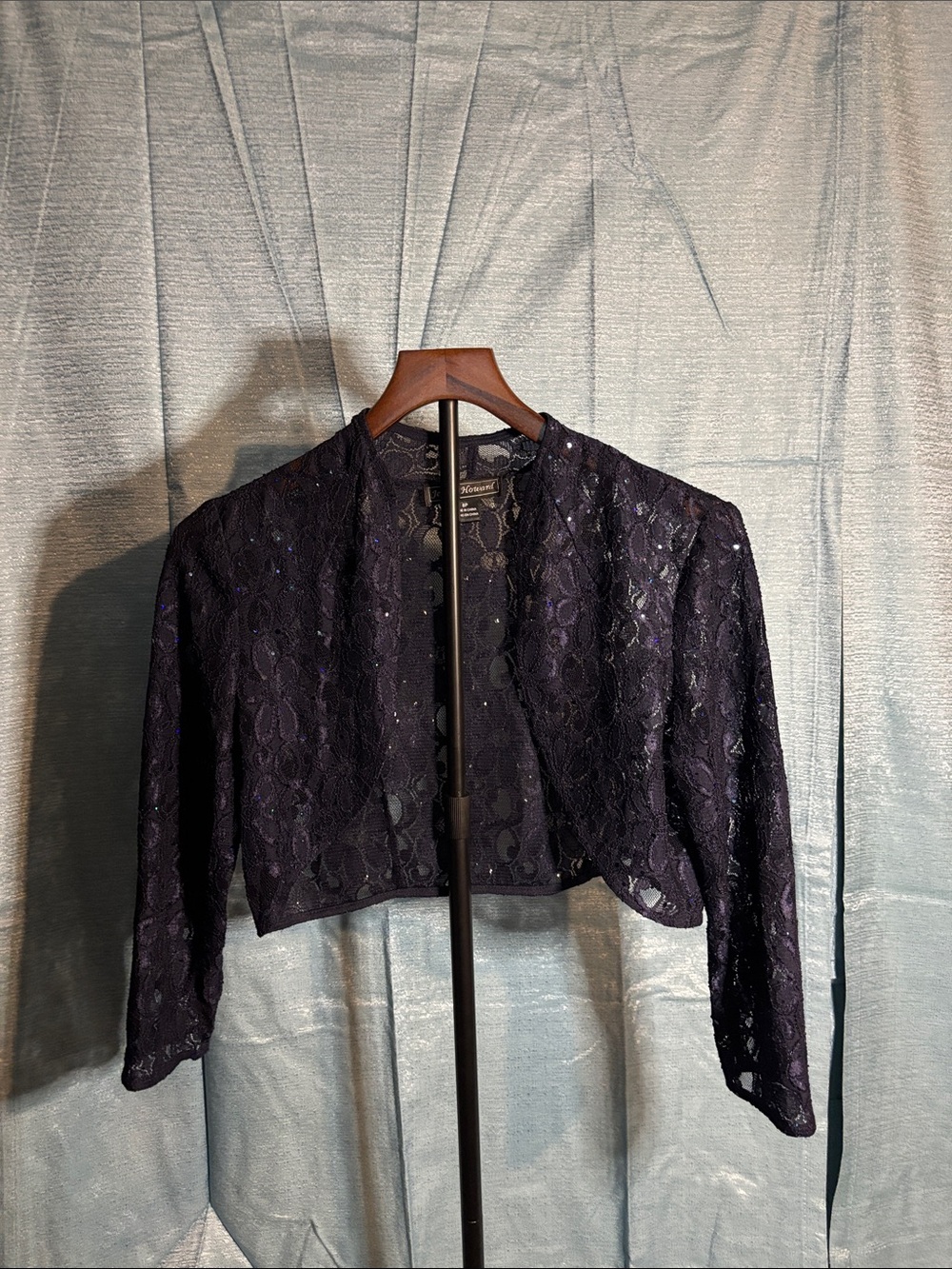 Jessica Howard Navy Lace Shrug
